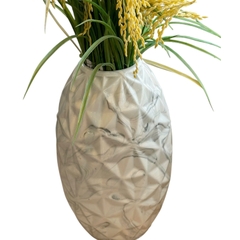 BÌNH HOA SỨ TRẮNG VÂN KIM CƯƠNG