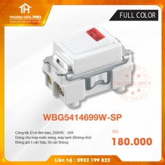 CÔNG TẮC D CÓ ĐÈN BÁO FULL COLOR WHITE PANASONIC WBG5414699W-SP
