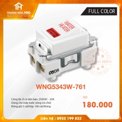 CÔNG TẮC D CÓ ĐÈN BÁO FULL COLOR WHITE PANASONIC WNG5343W-761