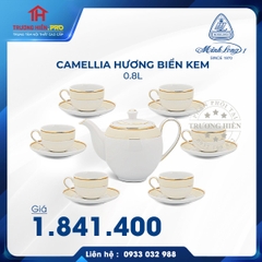 BỘ TRÀ- CÀ PHÊ CAMELLIA HƯƠNG BIỂN KEM 0.8L MINH LONG 