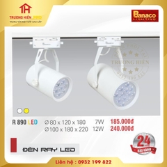 ĐÈN THANH RAY BANACO R 890 LED 7W TRẮNG