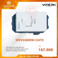 Ổ CẮM DATA WIDE SERIES  PANASONIC WEV2488SW-CAT5 