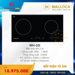  BẾP 2 TỪ MALLOCA MH- 02I