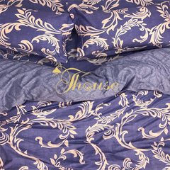 Bộ chăn ga gối drap giường 100% cotton sợi bông Hàn Quốc Julia 244