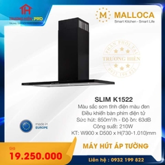 MÁY HÚT ÁP TƯỜNG MALLOCA SLIM K1522 