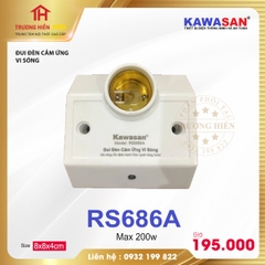 ĐUI ĐÈN CẢM ỨNG VI SÓNG RS686A KAWASAN