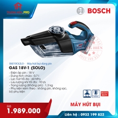 MÁY HÚT BỤI DÙNG PIN BOSCH GAS 18V-1