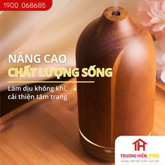 Máy khuếch tán tinh dầu hải đăng gỗ