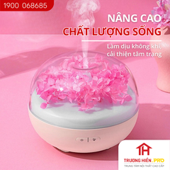 Máy khuếch tán tinh dầu cẩm tú cầu hồng