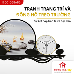 Đồng hồ trang trí HUFA - ĐH 334