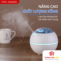 Máy khuếch tán tinh dầu hồng ngọc trắng