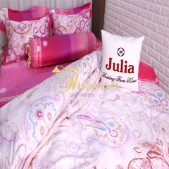 Bộ chăn ga gối ra giường lụa tencel siêu mềm mịn Hàn Quốc Julia 816BC