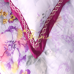 Bộ chăn ga gối ra giường lụa tencel siêu mềm mịn Hàn Quốc Julia 823PBC