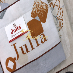 Bộ chăn ga gối drap giường 100% cotton Hàn Quốc Julia 175BC