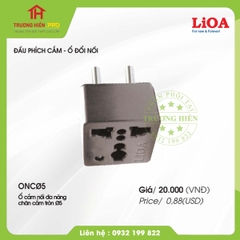 ĐẦU PHÍCH CẮM LiOA ONCØ5