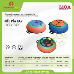 Ổ CẮM ĐĨA BAY LIOA DÂY 3M 13A 3300W- DB33-13A