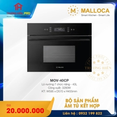 LÒ NƯỚNG MALLOCA MOV-40CP