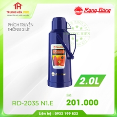 PHÍCH NƯỚC TRUYỀN THỐNG RẠNG ĐÔNG  2 LÍT RD-2035 N1.E