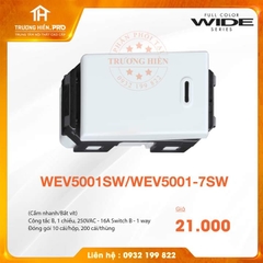 CÔNG TẮC CẮM NHANH/BẮT VÍT WIDE SERIES  PANASONIC WEV5001SW/WEV5001-7SW