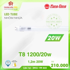 ĐÈN LED TUBE RẠNG ĐÔNG T8 1200/20W NHÔM NHỰA 