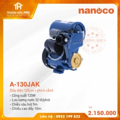 MÁY BƠM NƯỚC TĂNG ÁP PANASONIC A-130JACK