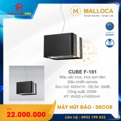 MÁY HÚT MÙI ĐẢO MALLOCA CUBE F-181