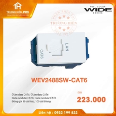 Ổ CẮM DATA WIDE SERIES  PANASONIC WEV2488SW-CAT6