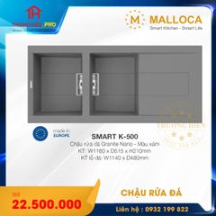  CHẬU RỬA  ĐÁ MALLOCA SMART K-500