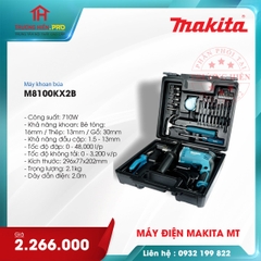 MÁY KHOAN BÚA MAKITA M8100KX2B