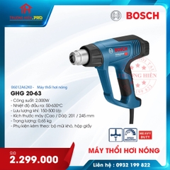 MÁY THỔI HƠI NÓNG BOSCH GHG 20-63 