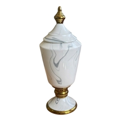 Lọ sứ cao cấp vân đá - lớn