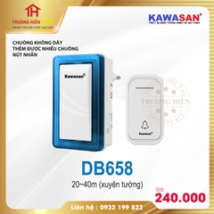 CHUÔNG CỬA KHÔNG DÂY DB658​​​​​​​ KAWASAN