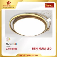 ĐÈN MÂM LED  BANACO ML 1338LED