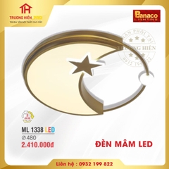 ĐÈN MÂM LED  BANACO ML 1338