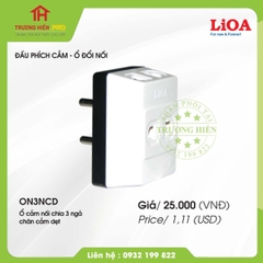 Ổ CẮM NỐI CHIA NGÃ 3 CHÂN CẮM DẸTLiOA ON3NC5