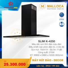 MÁY HÚT MÙI ĐẢO MALLOCA SLIM K4250