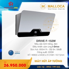MÁY HÚT ÁP TƯỜNG MALLOCA DRIVE F-152W​​​​​​​