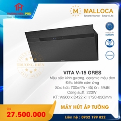 MÁY HÚT ÁP TƯỜNG MALLOCA  VITA V-15 GES