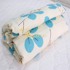 Chăn (mền) chần gòn 3 lớp cotton sợi bông Hàn Quốc Julia 221MG