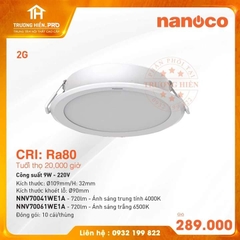 ĐÈN LED ÂM TRẦN PANASONIC DN 2G 9W