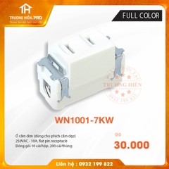 Ổ CĂM ĐƠN FULL COLOR WHITE PANASONIC WN1001-7KW
