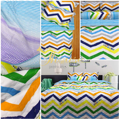 Bộ chăn ga gối drap giường 100% cotton sợi bông Hàn Quốc Julia 252