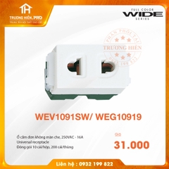 Ổ CẮM ĐƠN WIDE SERIES  PANASONIC WEV1091SW/WEG10919