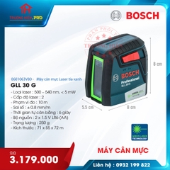 MÁY CÂN MỰC LASER TIA XANH BOSCH GLL 30 G