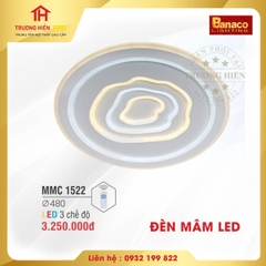 ĐÈN MÂM LED  BANACO MMC 1522