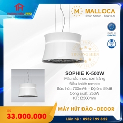 MÁY HÚT MÙI ĐẢO MALLOCA SOPHIE K-500W