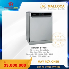 MÁY RỬA CHÉN ĐỘC LẬP MALLOCA MDW14-S10TFT