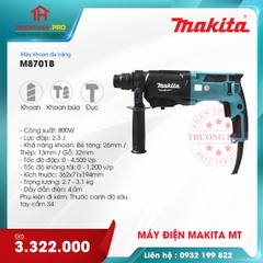 MÁY KHOAN ĐA NĂNG MAKITA M8701B