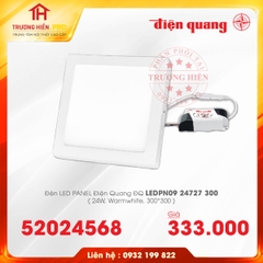 ĐÈN LED PANEL VUÔNG ĐIỆN QUANG ĐQ LEDPN09 24727 300 24W