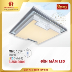 ĐÈN MÂM LED VUÔNG BANACO MMC 1514